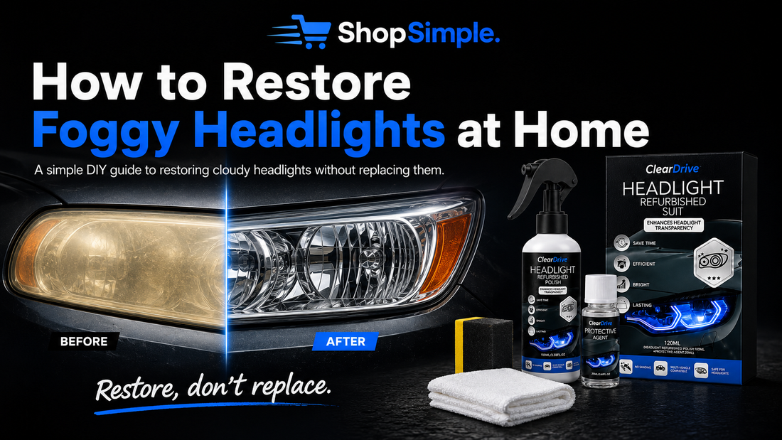 How to Restore Foggy Headlights at Home: A Simple DIY Guide